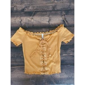 off the shoulder top